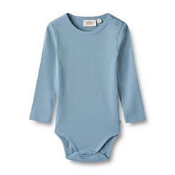 Wheat rib Body LS Spencer - Blue 